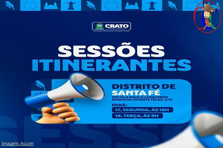 Sessão itinerante da câmara municipal do Crato